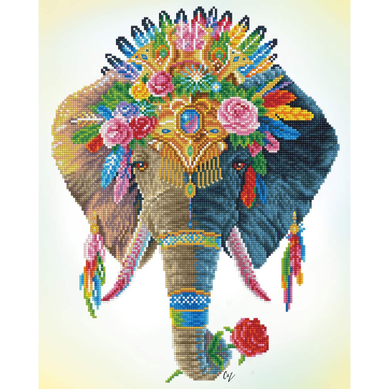 Diamond Dotz® Advanced Bohemian Elephant Diamond Painting Kit